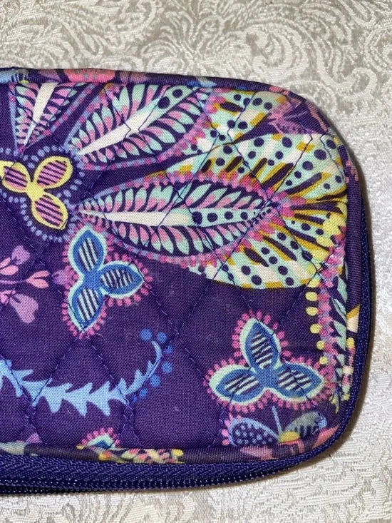 Vera Bradley Floral Wristlet Wallet - Purple - Picture 14 of 16